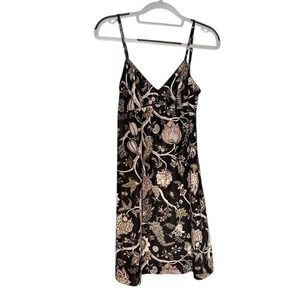 Zimmermann Floral Forest Black fairycore whimsigoth mythical elegant slip Dress
